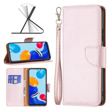 Load image into Gallery viewer, Litchi Texture Pure Color Leather Phone Case, For Xiaomi Redmi Note 11 Global, For Samsung Galaxy A23 5G