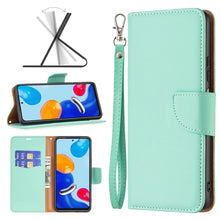 Load image into Gallery viewer, Litchi Texture Pure Color Leather Phone Case, For Xiaomi Redmi Note 11 Global, For Samsung Galaxy A23 5G