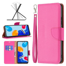 Load image into Gallery viewer, Litchi Texture Pure Color Leather Phone Case, For Xiaomi Redmi Note 11 Global, For Samsung Galaxy A23 5G