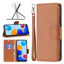 Load image into Gallery viewer, Litchi Texture Pure Color Leather Phone Case, For Xiaomi Redmi Note 11 Global, For Samsung Galaxy A23 5G