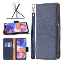 Load image into Gallery viewer, Litchi Texture Pure Color Leather Phone Case, For Xiaomi Redmi Note 11 Global, For Samsung Galaxy A23 5G