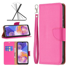 Load image into Gallery viewer, Litchi Texture Pure Color Leather Phone Case, For Xiaomi Redmi Note 11 Global, For Samsung Galaxy A23 5G