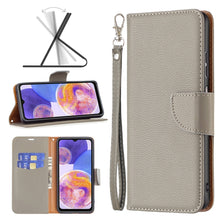 Load image into Gallery viewer, Litchi Texture Pure Color Leather Phone Case, For Xiaomi Redmi Note 11 Global, For Samsung Galaxy A23 5G