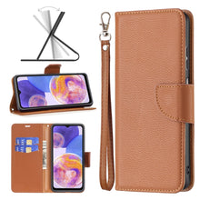 Load image into Gallery viewer, Litchi Texture Pure Color Leather Phone Case, For Xiaomi Redmi Note 11 Global, For Samsung Galaxy A23 5G