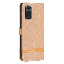Load image into Gallery viewer, Color Matching Denim Texture Leather Phone Case, For Xiaomi Redmi Note 11 Global, For Samsung Galaxy A23 5G