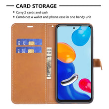 Load image into Gallery viewer, Color Matching Denim Texture Leather Phone Case, For Xiaomi Redmi Note 11 Global, For Samsung Galaxy A23 5G