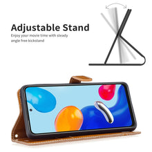Load image into Gallery viewer, Color Matching Denim Texture Leather Phone Case, For Xiaomi Redmi Note 11 Global, For Samsung Galaxy A23 5G