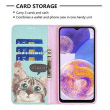 Load image into Gallery viewer, Invisible Magnetic Painted Leather Phone Case, For Samsung Galaxy A23 5G