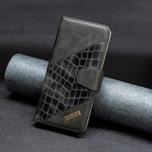 Load image into Gallery viewer, Matching Color Crocodile Texture Leather Phone Case, For Samsung Galaxy A23 5G