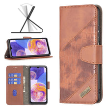 Load image into Gallery viewer, Matching Color Crocodile Texture Leather Phone Case, For Samsung Galaxy A23 5G