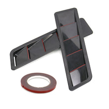 Load image into Gallery viewer, 2 in 1 Car Air Intake Scoop Bonnet Hood Vent Louver Cooling Panel Trim Set, SSW007A-BK-R Black, SSW007A-C-R Carbon Fiber