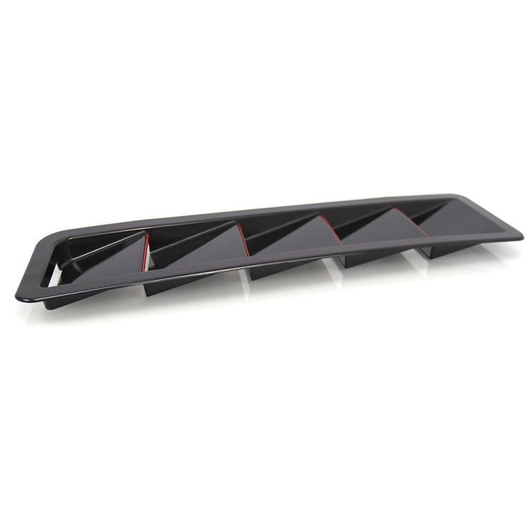 2 in 1 Car Air Intake Scoop Bonnet Hood Vent Louver Cooling Panel Trim Set, SSW007A-BK-R Black, SSW007A-C-R Carbon Fiber