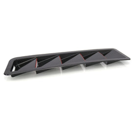 2 in 1 Car Air Intake Scoop Bonnet Hood Vent Louver Cooling Panel Trim Set, SSW007A-BK-R Black, SSW007A-C-R Carbon Fiber