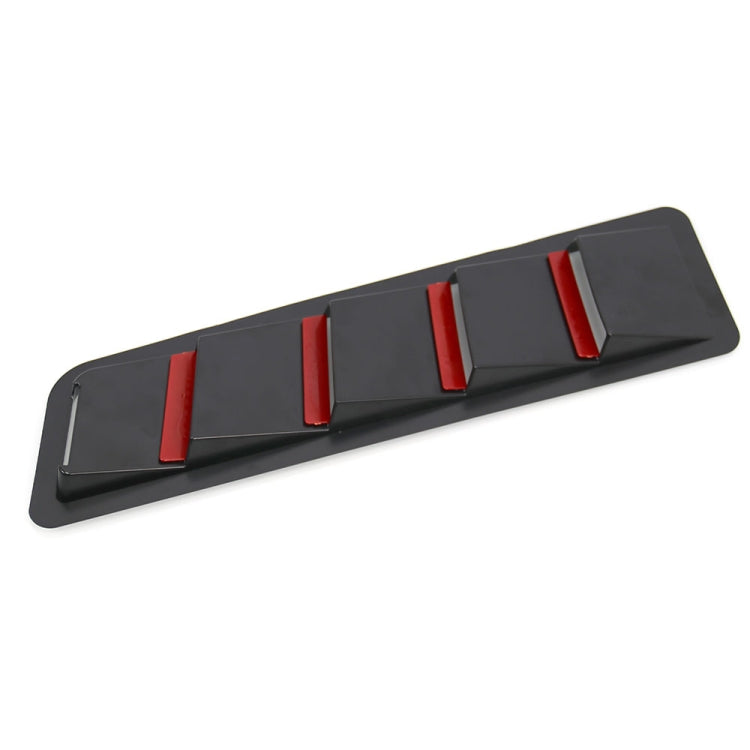 2 in 1 Car Air Intake Scoop Bonnet Hood Vent Louver Cooling Panel Trim Set, SSW007A-BK-R Black, SSW007A-C-R Carbon Fiber