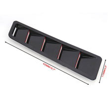 Load image into Gallery viewer, 2 in 1 Car Air Intake Scoop Bonnet Hood Vent Louver Cooling Panel Trim Set, SSW007A-BK-R Black, SSW007A-C-R Carbon Fiber