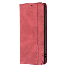 BF08 Magnetic RFID Flip Leather Phone Case, For Samsung Galaxy A03 166mm