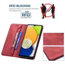 Load image into Gallery viewer, BF08 Magnetic RFID Flip Leather Phone Case, For Samsung Galaxy A03 166mm