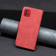 Load image into Gallery viewer, BF09 Magnetic Buckle RFID Flip Leather Phone Case, For Samsung Galaxy A03 166mm