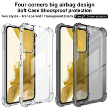 Load image into Gallery viewer, imak TPU Phone Case with Screen Protector, For Samsung Galaxy S22 5G, For Samsung Galaxy S22+ 5G, For Samsung Galaxy S22 Ultra 5G