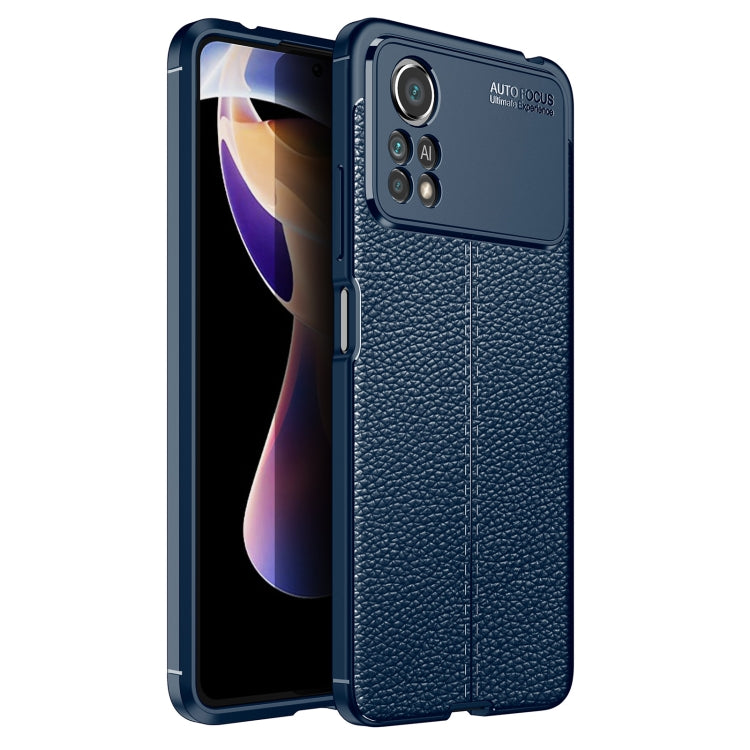 Litchi Texture Shockproof TPU Phone Case, For Huawei nova 9 SE, For Xiaomi Poco M4 Pro Fine Hole Version