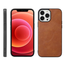 Load image into Gallery viewer, Cowhide Texture PU Phone Case, For iPhone 13 mini, For iPhone 12 mini, For iPhone 12 / 12 Pro, For iPhone 12 Pro Max