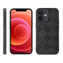 Load image into Gallery viewer, Weave Plaid PU Phone Case, For iPhone 13 mini, For iPhone 12 mini, For iPhone 12 / 12 Pro, For iPhone 12 Pro Max