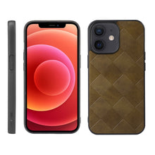 Load image into Gallery viewer, Weave Plaid PU Phone Case, For iPhone 13 mini, For iPhone 12 mini, For iPhone 12 / 12 Pro, For iPhone 12 Pro Max