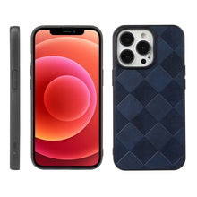 Load image into Gallery viewer, Weave Plaid PU Phone Case, For iPhone 13 mini, For iPhone 12 mini, For iPhone 12 / 12 Pro, For iPhone 12 Pro Max