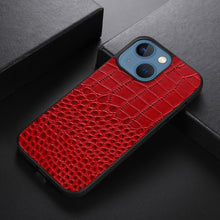 Load image into Gallery viewer, Crocodile Top Layer Cowhide Leather Case, For iPhone 13 mini, For iPhone 12 mini, For iPhone 12 / 12 Pro, For iPhone 12 Pro Max