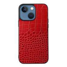 Load image into Gallery viewer, Crocodile Top Layer Cowhide Leather Case, For iPhone 13 mini, For iPhone 12 mini, For iPhone 12 / 12 Pro, For iPhone 12 Pro Max