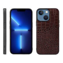 Load image into Gallery viewer, Crocodile Top Layer Cowhide Leather Case, For iPhone 13 mini, For iPhone 12 mini, For iPhone 12 / 12 Pro, For iPhone 12 Pro Max