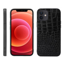 Load image into Gallery viewer, Crocodile Top Layer Cowhide Leather Case, For iPhone 13 mini, For iPhone 12 mini, For iPhone 12 / 12 Pro, For iPhone 12 Pro Max