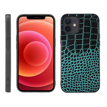 Load image into Gallery viewer, Crocodile Top Layer Cowhide Leather Case, For iPhone 13 mini, For iPhone 12 mini, For iPhone 12 / 12 Pro, For iPhone 12 Pro Max