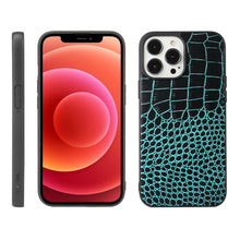 Load image into Gallery viewer, Crocodile Top Layer Cowhide Leather Case, For iPhone 13 mini, For iPhone 12 mini, For iPhone 12 / 12 Pro, For iPhone 12 Pro Max