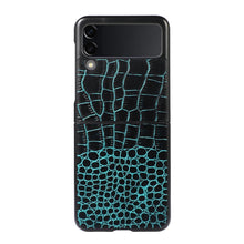 Load image into Gallery viewer, Crocodile Top Layer Cowhide Leather Phone Case, For Samsung Galaxy S22 5G, For Samsung Galaxy S22+ 5G, For Samsung Galaxy S22 Ultra 5G, For Samsung Galaxy Z Flip 3 5G, For Samsung Galaxy Z Fold2 5G, For Samsung Galaxy Z Fold3 5G