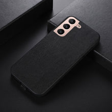 Load image into Gallery viewer, Wood Texture PU Phone Case, For Samsung Galaxy S22 5G, For Samsung Galaxy S22+ 5G, For Samsung Galaxy S22 Ultra 5G, For Samsung Galaxy Z Flip 3 5G, For Samsung Galaxy Z Fold2 5G, For Samsung Galaxy Z Fold3 5G