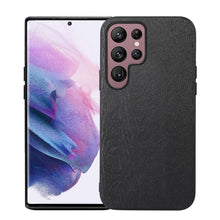 Load image into Gallery viewer, Wood Texture PU Phone Case, For Samsung Galaxy S22 5G, For Samsung Galaxy S22+ 5G, For Samsung Galaxy S22 Ultra 5G, For Samsung Galaxy Z Flip 3 5G, For Samsung Galaxy Z Fold2 5G, For Samsung Galaxy Z Fold3 5G