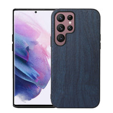 Load image into Gallery viewer, Wood Texture PU Phone Case, For Samsung Galaxy S22 5G, For Samsung Galaxy S22+ 5G, For Samsung Galaxy S22 Ultra 5G, For Samsung Galaxy Z Flip 3 5G, For Samsung Galaxy Z Fold2 5G, For Samsung Galaxy Z Fold3 5G