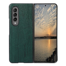 Load image into Gallery viewer, Wood Texture PU Phone Case, For Samsung Galaxy S22 5G, For Samsung Galaxy S22+ 5G, For Samsung Galaxy S22 Ultra 5G, For Samsung Galaxy Z Flip 3 5G, For Samsung Galaxy Z Fold2 5G, For Samsung Galaxy Z Fold3 5G