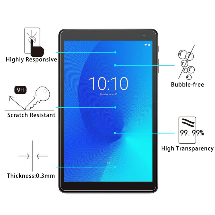 2 PCS 9H 2.5D Explosion-proof Tempered Tablet Glass Film, For Alcatel 1T 10 (2 PCS), For Alcatel A3 10 LTE EU 9026X (2 PCS), For Alcatel Joy Tab 2 / 3T 8.0 (2 PCS), For MicroSoft Laptop Studio 14.4 inch(2 PCS)                                           ...