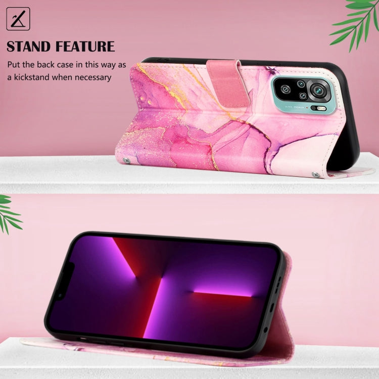 PT003 Marble Pattern Flip Leather Phone Case, For Xiaomi Redmi Note 10 4G / Note 10s, For Xiaomi Redmi Note 10 Pro / Note 10 Pro Max, For Xiaomi Poco M2 / Redmi 9, For Xiaomi Redmi 9A / Redmi 9i India / Redmi 9AT                                        ...