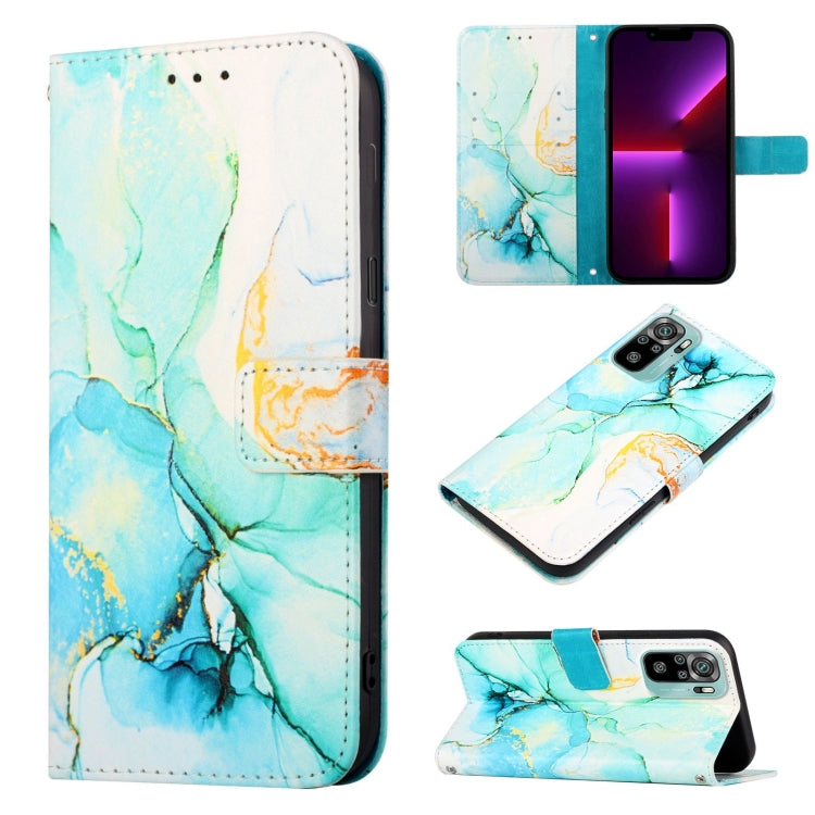 PT003 Marble Pattern Flip Leather Phone Case, For Xiaomi Redmi Note 10 4G / Note 10s, For Xiaomi Redmi Note 10 Pro / Note 10 Pro Max, For Xiaomi Poco M2 / Redmi 9, For Xiaomi Redmi 9A / Redmi 9i India / Redmi 9AT                                        ...