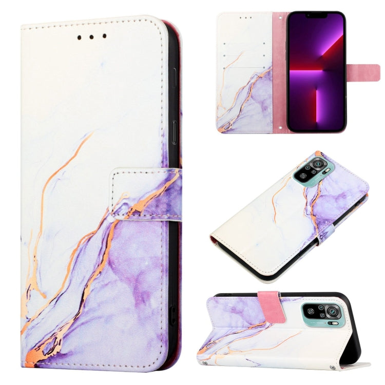 PT003 Marble Pattern Flip Leather Phone Case, For Xiaomi Redmi Note 10 4G / Note 10s, For Xiaomi Redmi Note 10 Pro / Note 10 Pro Max, For Xiaomi Poco M2 / Redmi 9, For Xiaomi Redmi 9A / Redmi 9i India / Redmi 9AT                                        ...