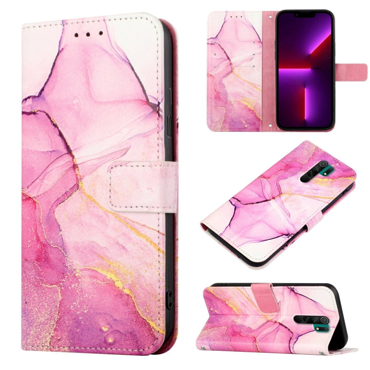 PT003 Marble Pattern Flip Leather Phone Case, For Xiaomi Redmi Note 10 4G / Note 10s, For Xiaomi Redmi Note 10 Pro / Note 10 Pro Max, For Xiaomi Poco M2 / Redmi 9, For Xiaomi Redmi 9A / Redmi 9i India / Redmi 9AT                                        ...