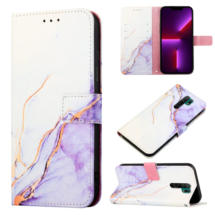 PT003 Marble Pattern Flip Leather Phone Case, For Xiaomi Redmi Note 10 4G / Note 10s, For Xiaomi Redmi Note 10 Pro / Note 10 Pro Max, For Xiaomi Poco M2 / Redmi 9, For Xiaomi Redmi 9A / Redmi 9i India / Redmi 9AT                                        ...