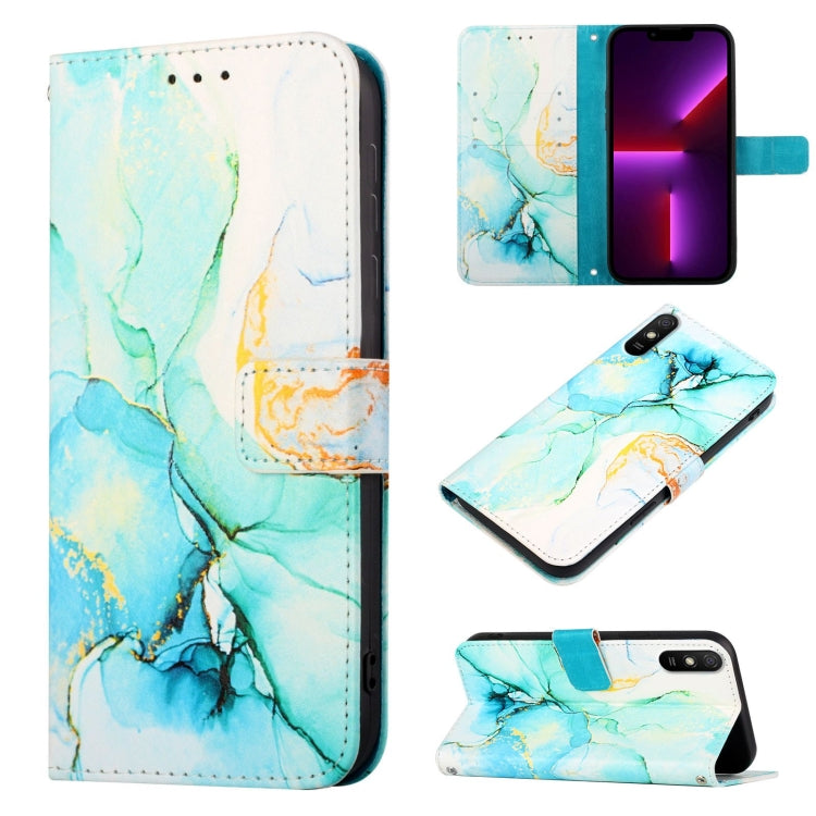 PT003 Marble Pattern Flip Leather Phone Case, For Xiaomi Redmi Note 10 4G / Note 10s, For Xiaomi Redmi Note 10 Pro / Note 10 Pro Max, For Xiaomi Poco M2 / Redmi 9, For Xiaomi Redmi 9A / Redmi 9i India / Redmi 9AT                                        ...