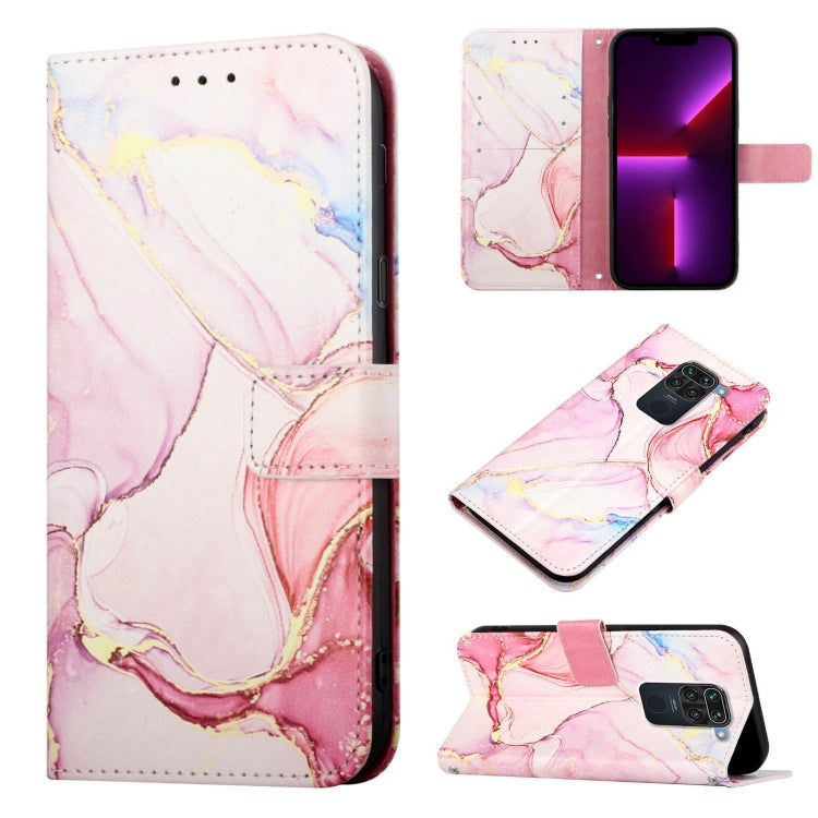 PT003 Marble Pattern Flip Leather Phone Case, For Xiaomi Redmi Note 10 4G / Note 10s, For Xiaomi Redmi Note 10 Pro / Note 10 Pro Max, For Xiaomi Poco M2 / Redmi 9, For Xiaomi Redmi 9A / Redmi 9i India / Redmi 9AT                                        ...