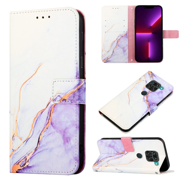 PT003 Marble Pattern Flip Leather Phone Case, For Xiaomi Redmi Note 10 4G / Note 10s, For Xiaomi Redmi Note 10 Pro / Note 10 Pro Max, For Xiaomi Poco M2 / Redmi 9, For Xiaomi Redmi 9A / Redmi 9i India / Redmi 9AT                                        ...
