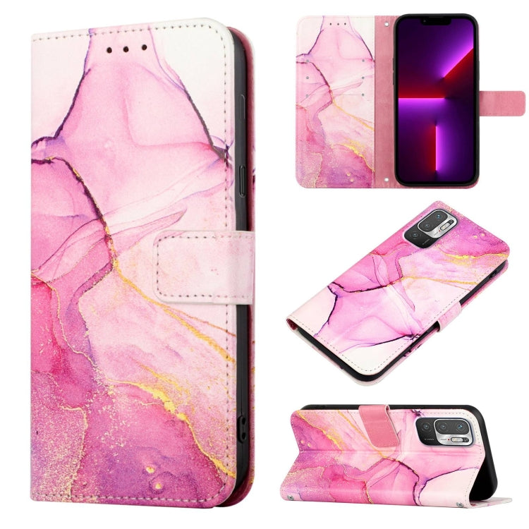 PT003 Marble Pattern Flip Leather Phone Case, For Xiaomi Redmi Note 10 4G / Note 10s, For Xiaomi Redmi Note 10 Pro / Note 10 Pro Max, For Xiaomi Poco M2 / Redmi 9, For Xiaomi Redmi 9A / Redmi 9i India / Redmi 9AT                                        ...