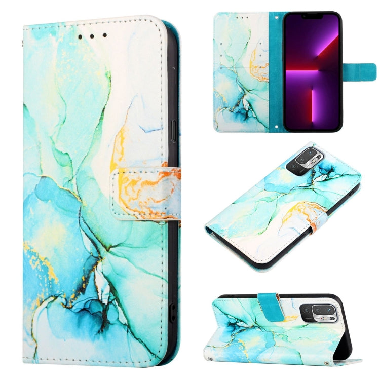 PT003 Marble Pattern Flip Leather Phone Case, For Xiaomi Redmi Note 10 4G / Note 10s, For Xiaomi Redmi Note 10 Pro / Note 10 Pro Max, For Xiaomi Poco M2 / Redmi 9, For Xiaomi Redmi 9A / Redmi 9i India / Redmi 9AT                                        ...